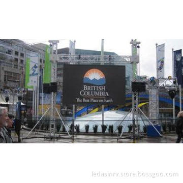 3in1 SMD P10.416 outdoor Led Mesh Screen display with Water